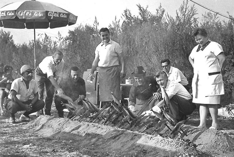 Foto vom ersten Makrelenfest 1962